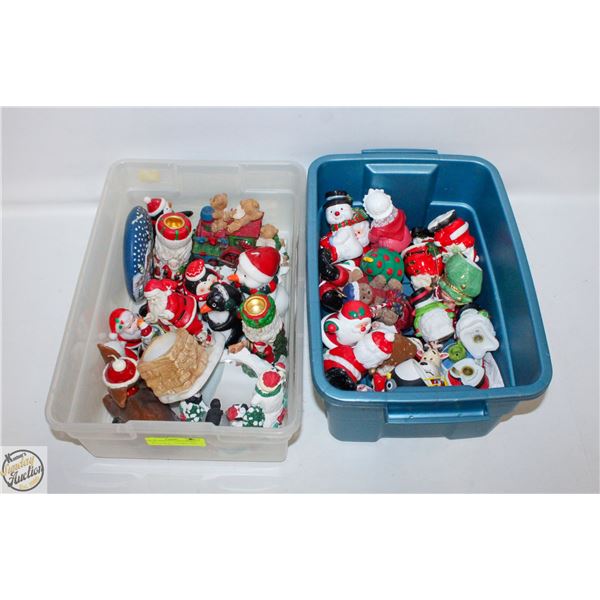LOT OF CHRISTMAS ORNAMENTS