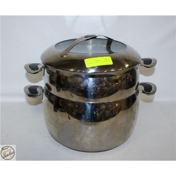 2 CORLINI BY ROSCAN SOUP POTS