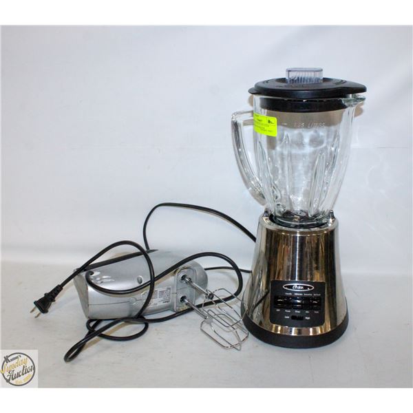 ESTATE BLACK/SILVER OSTER BLENDER & EGG BEATER