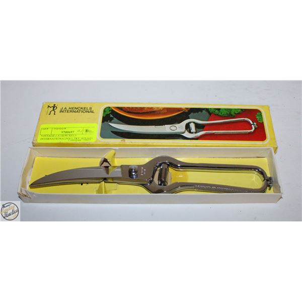 VINTAGE J.A HENCKELS INTERNATIONAL POULTRY SHEARS