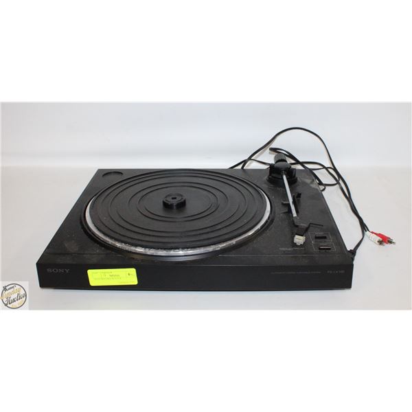 SONY RECORD PLAYER