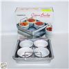 Image 1 : VINTAGE CRÈME BRULEE SET NOT ORIGINAL RAMEKINS