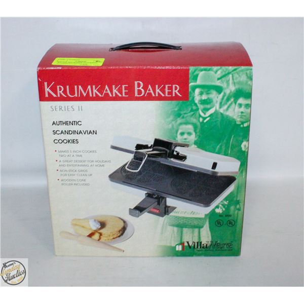 KRUMKAKE BAKER AUTHENTIC SCANDINAVIAN COOKIE