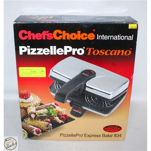 VINTAGE CHEFS CHOICE PIZZELLE PRO TOSCANO