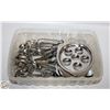 Image 1 : ESCARGOT TONGS WITH TRAYS AND FORKS