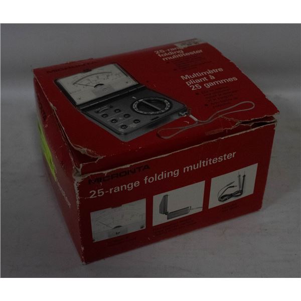 MICRONATA 25 RANGE FOLDING MULTITESTER