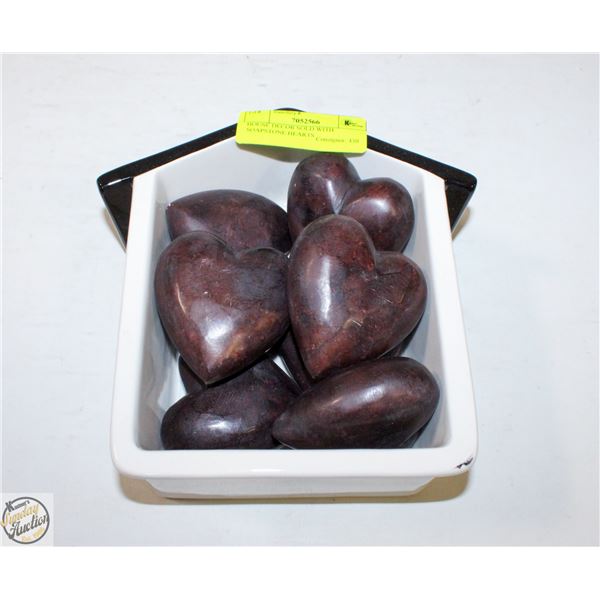 HOUSE DECOR SOLD WITH SOAPSTONE HEARTS