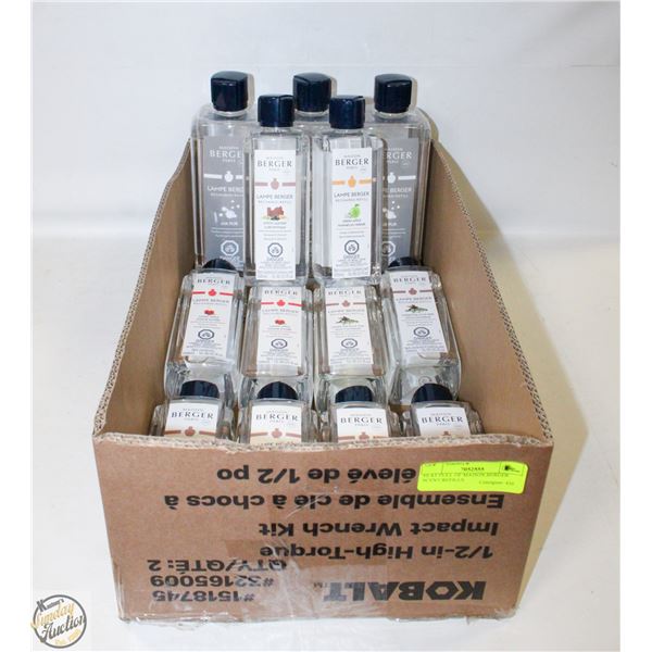 FLAT FULL OF MAISON BERGER SCENT REFILLS