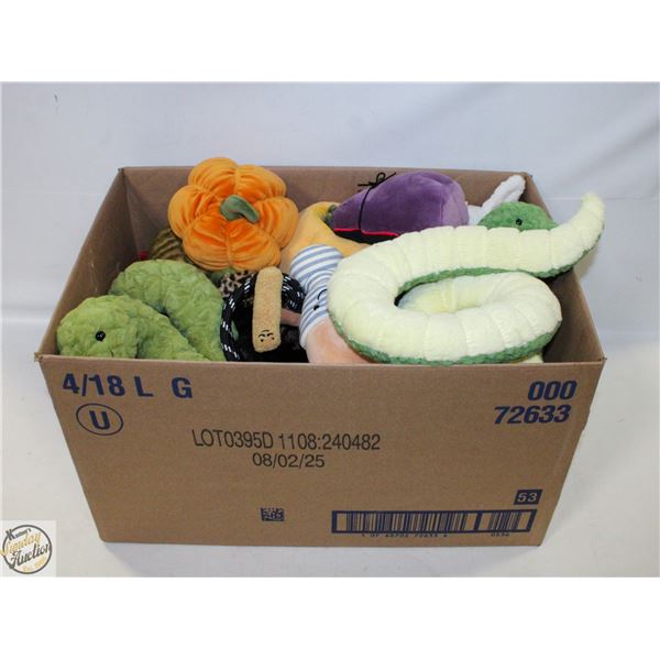 LOT OF NEW STUFFED ANIMALS