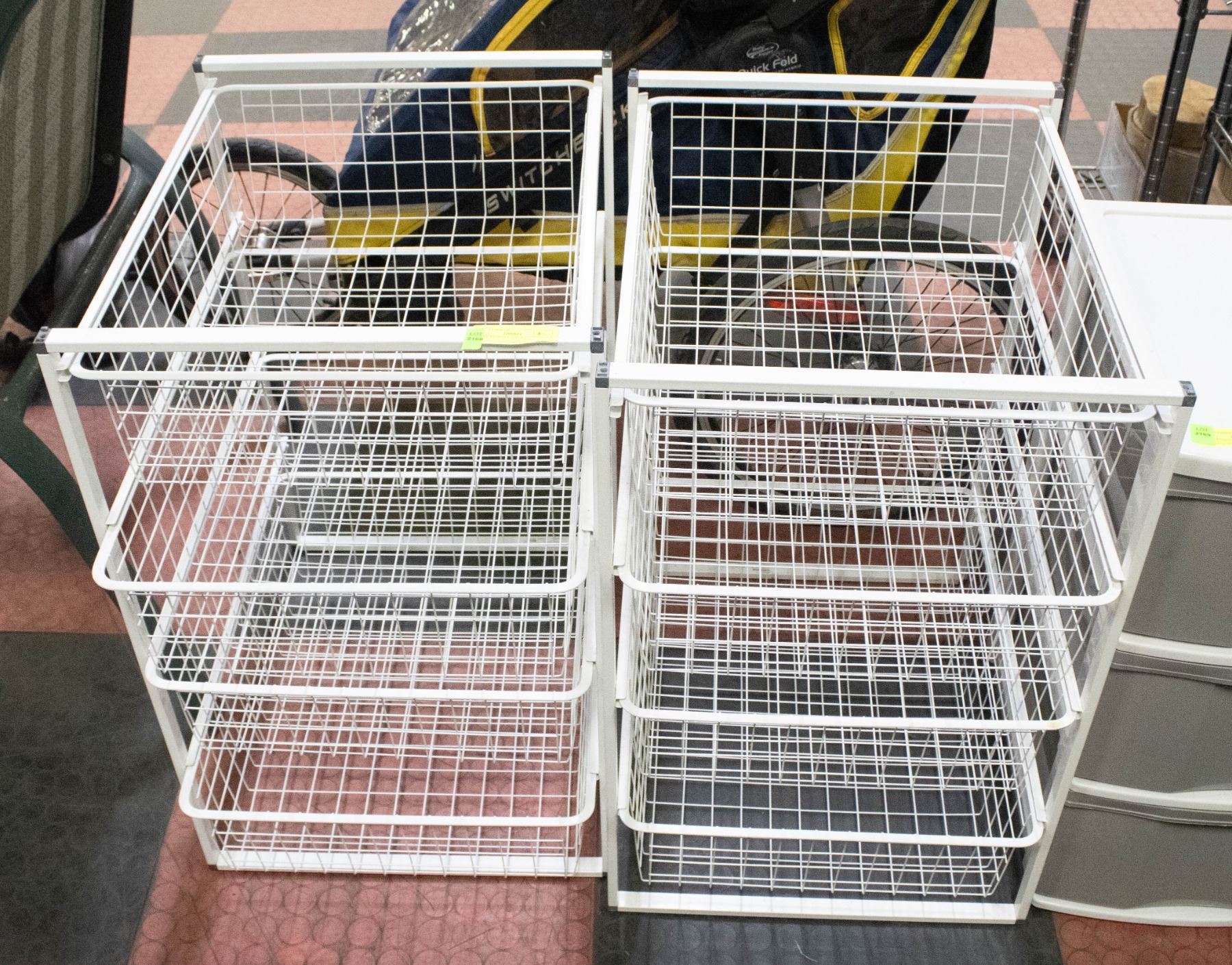 2 WIRE STORAGE RACKS
