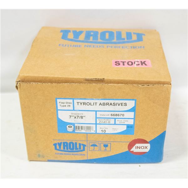 TYROLIT ABRASIVES 7" 7/8"