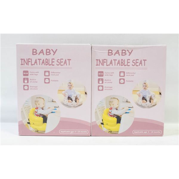 2 INFLATABLE INFANT SEATS