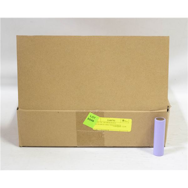 CASE OF 100 MOLICELL RECHARGEABLE BATTERIES