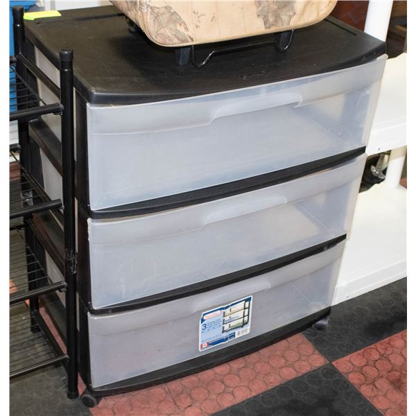 3 DRAWER STERILITE ORGANIZER 22" X 15" X 26"H