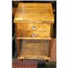 Image 1 : VINTAGE BEDSIDE TABLE WITH MODERN DRAWER