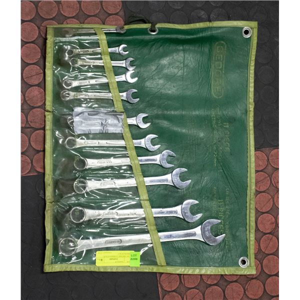 11PC METRIC COMBINATION WRENCH SET