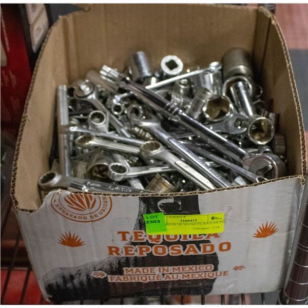 HUNDREDS OF SOCKETS, RATCHETS, AND
