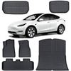 Image 1 : NEW MIRAIDON 6PCS FLOOR MATS FOR TESLA MODEL Y