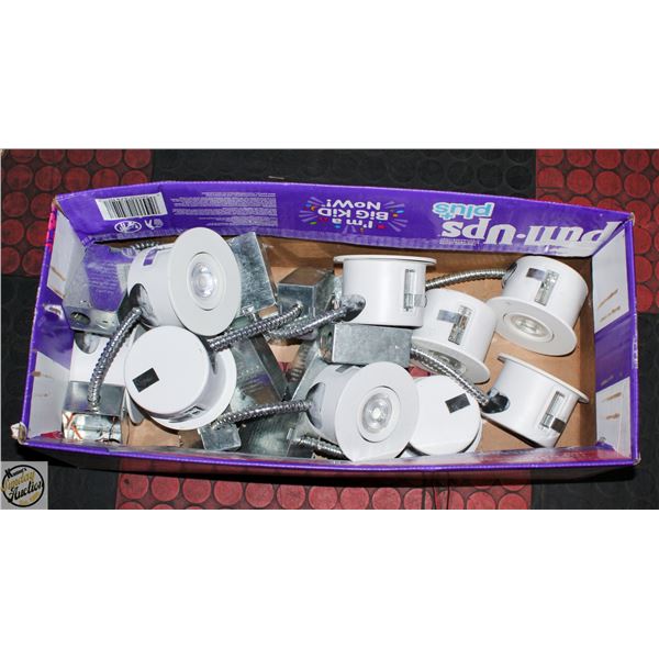 LOT OF POD LIGHTS & BOXES