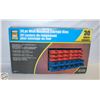 Image 1 : POWERFIST 30PC WALL MOUNTED STORAGE BINS