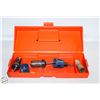 Image 1 : ASSORTED HOLE SAW BITS (ORANGE CASE)