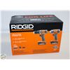 Image 1 : NEW RIDGID 18VOLT DRILL & IMPACT COMBO KIT