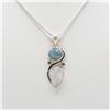 Image 2 : Beautiful Natural 7 Ct Aquamarine Pendant