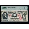 Image 1 : 1878 $20 Legal Tender Note PMG 64EPQ