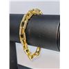 Image 3 : Impressive 21.8 Gram 14 Kt Gold Plate Rolo Box Link Bracelet