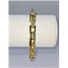 Image 4 : Impressive 21.8 Gram 14 Kt Gold Plate Rolo Box Link Bracelet