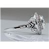 Image 2 : 14 Kt White Gold Plate 3 Ct White Lab Simulated Diamond Ring