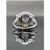 Image 6 : 14 Kt White Gold Plate 3 Ct White Lab Simulated Diamond Ring