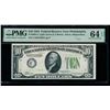 1934 $10 Philadelphia FRN PMG 64EPQ