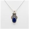 Natural 12.75 Ct Blue Lapis Lazuli Pendant