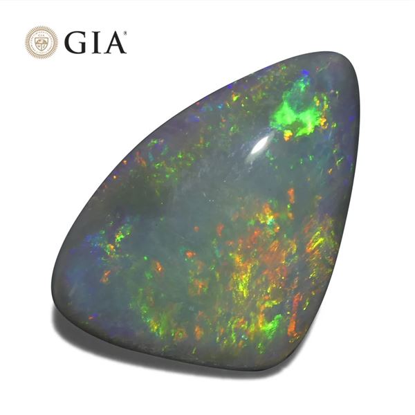 Large Rare 6.39 Ct GIA Certified Natural Opal