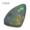 Image 1 : Large Rare 6.39 Ct GIA Certified Natural Opal