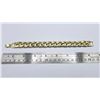 Image 4 : Strong 63.7 Gram 14 Kt  Gold Plate Curb Link Bracelet