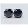 Image 1 : Gorgeous 4 Ctw Black Lab Simulated Diamond Earrings