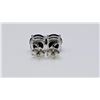 Image 6 : Gorgeous 4 Ctw Black Lab Simulated Diamond Earrings