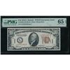 1934A $10 Hawaii FRN PMG 65EPQ