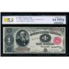 Image 1 : 1891 $1 Treasury Note PCGS 64PPQ