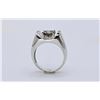 Image 8 : Men's Huge Sparkling 3.45 Ct Fire Moissanite Ring