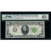 Image 1 : 1928B $20 Chicago FRN PMG 65EPQ