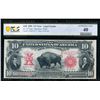 Image 1 : 1901 $10 Bison Legal Tender Note PCGS 40