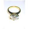 Image 8 : Ladies Sparkling 5 Ct White Simulated Lab Diamond  Ring