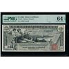 Image 1 : 1896 $1 Educational Silver Certificate PMG 64EPQ