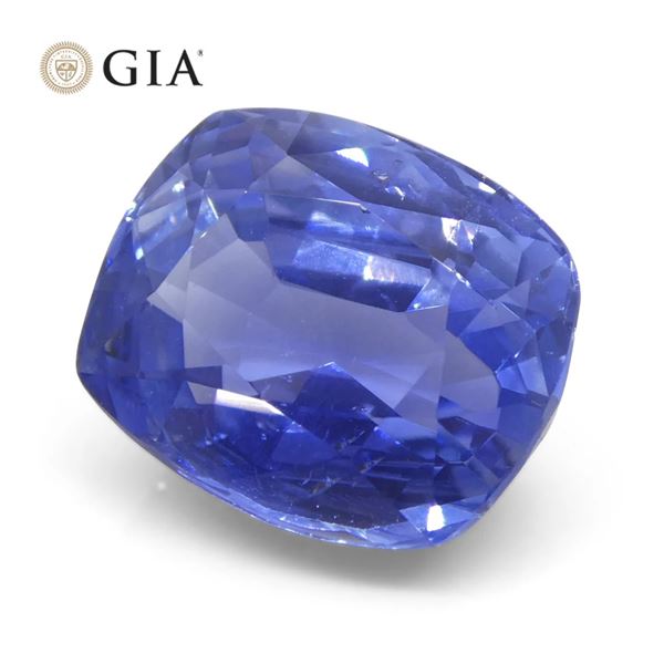 Large 6.98 Ct GIA Certified Natural Sapphire