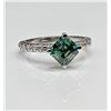 Image 5 : 2.75 Ct VVs1  Lab Simulated Alexandrite Asscher Cut Ring