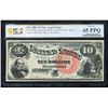 Image 1 : 1880 $10 Jackass Legal Tender Note PCGS 65PPQ