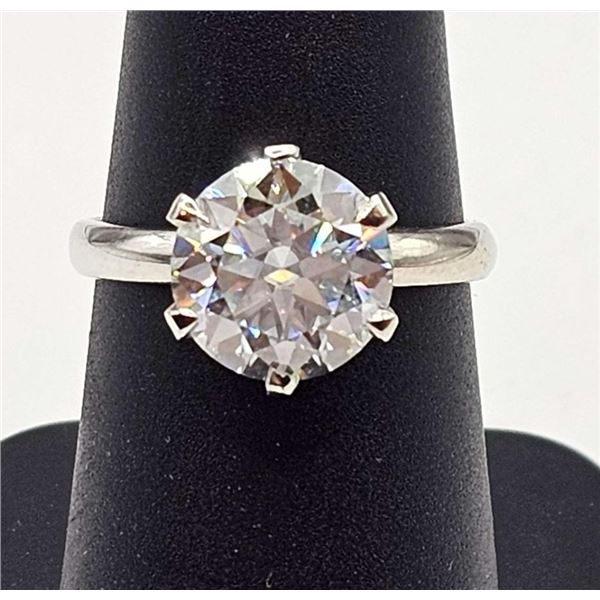 Ladies Sparkling 3 Ct VVS1 Ice White Simulated Lab Diamond Ring